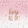 Themed Tableware * | Creative Converting Rose' All Day Napkins, 16 Ct