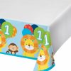 Birthdays * | Creative Converting One Is Fun Boy Plastic Tablecover Border, 54 Inch X 102 Inch (6/Case)