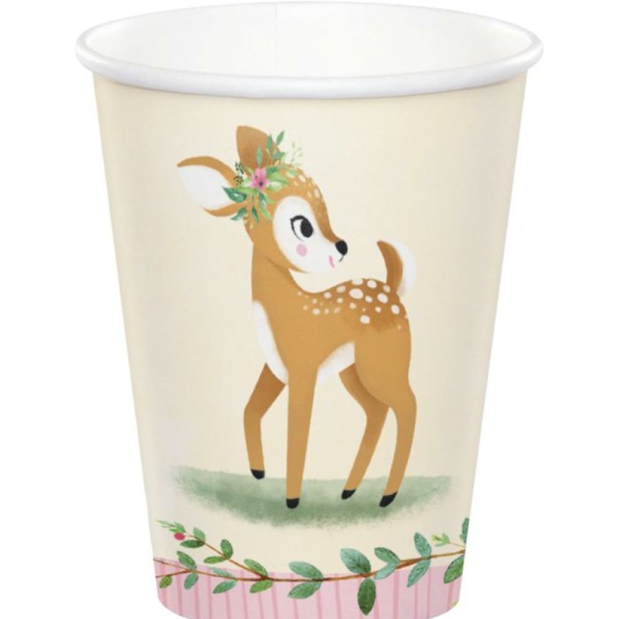 Birthdays * | Creative Converting Deer Little One Hot/Cold Cup 9Oz. (8/Pkg) Kids Birthday Party Themes