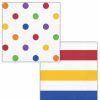 Themed Tableware * | Creative Converting Themed Tableware Dots & Stripes Beverage Napkins, 16 Ct