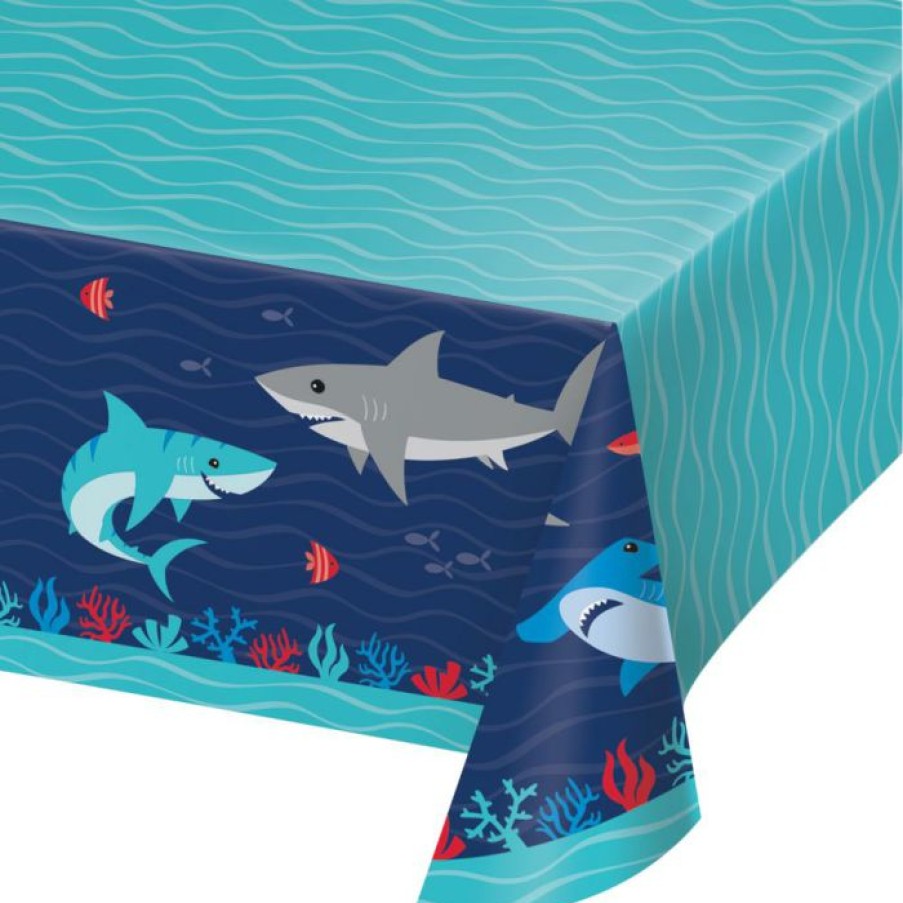 Birthdays * | Creative Converting Kids Birthday Party Themes Shark Party Paper Tablecover All Over Print, 54 X 102 (1/Pkg)