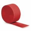 Solid Color Tableware * | Creative Converting Classic Red Crepe Streamers 81 Solid Color Tableware