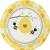 Baby Showers * | Creative Converting Bumblebee Baby Paper Plates, 8 Ct