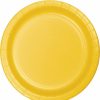 Solid Color Tableware * | Creative Converting School Bus Yellow Dessert Plates, 8 Ct Solid Color Tableware