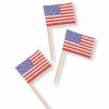 Holidays * | Creative Converting Flag Picks, 50 Ct Patriotic And 4Th Of July Party Decorations