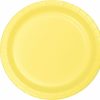 Solid Color Tableware * | Creative Converting Mimosa Yellow Banquet Plates, 24 Ct Solid Color Tableware