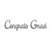 Graduation Party Supplies * | Creative Converting Balloon Banner, Congrats Grad, Silver (2/Pkg)