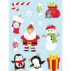 Holidays * | Creative Converting Christmas Party Supplies Stickers, Christmas Characters, 4 Ct