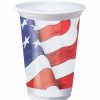 Holidays * | Creative Converting Patriotic Flag Printed Plastic Cups, 16Oz 8Ct Patriotic And 4Th Of July Party Decorations