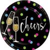 Holidays * | Creative Converting New Year Cheers Dessert Plate (96/Case)