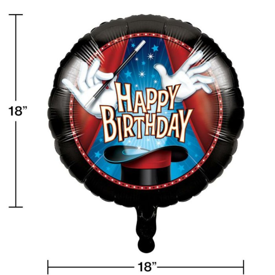 Birthdays * | Creative Converting Magic Party Metallic Balloon 18 Inch (10/Case)