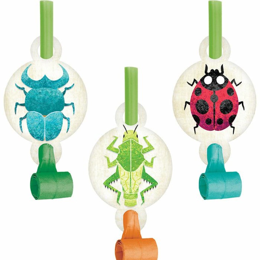 Birthdays * | Creative Converting Birthday Bugs Blowouts W/ Medallion 8Ct