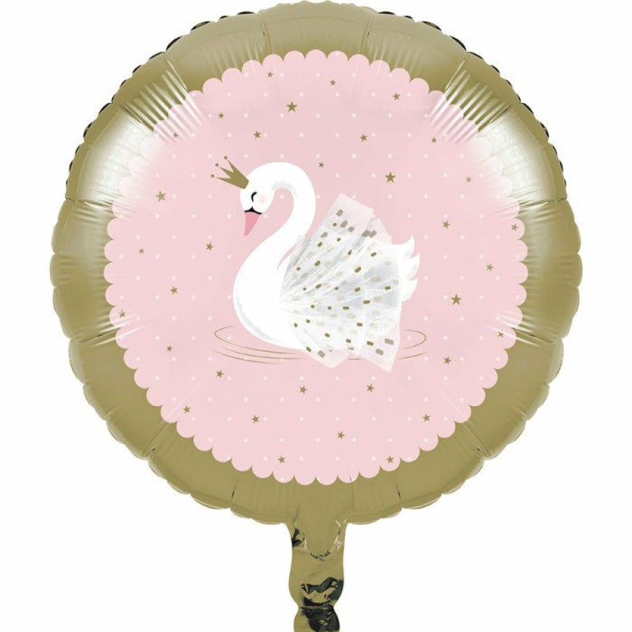 Birthdays * | Creative Converting Stylish Swan Mylar Balloon