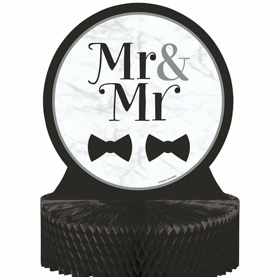 Bridal And Wedding * | Creative Converting Mr. And Mr. Wedding Centerpieces 6 Ct Bridal And Wedding