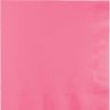 Solid Color Tableware * | Creative Converting Candy Pink Beverage Napkins, 20 Ct