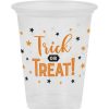 Holidays * | Creative Converting 16Oz Plastic Cup, Clear, Halloween, 8 Ct Halloween Party Supplies