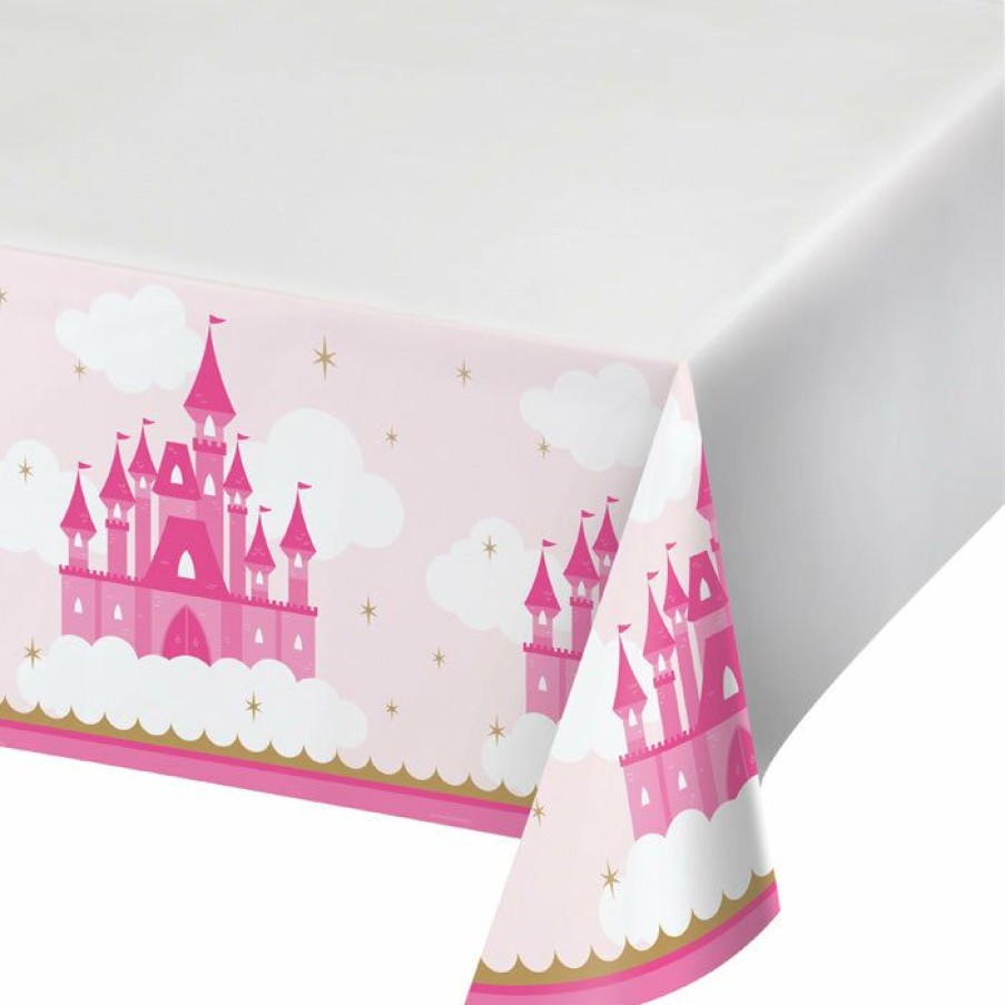 Birthdays * | Creative Converting Kids Birthday Party Themes Little Princess Plastic Tablecover 48 X 88