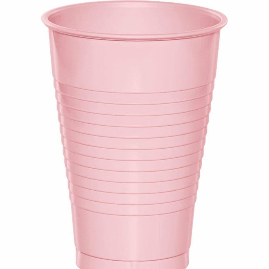 Solid Color Tableware * | Creative Converting Classic Pink 12 Oz Plastic Cups, 20 Ct