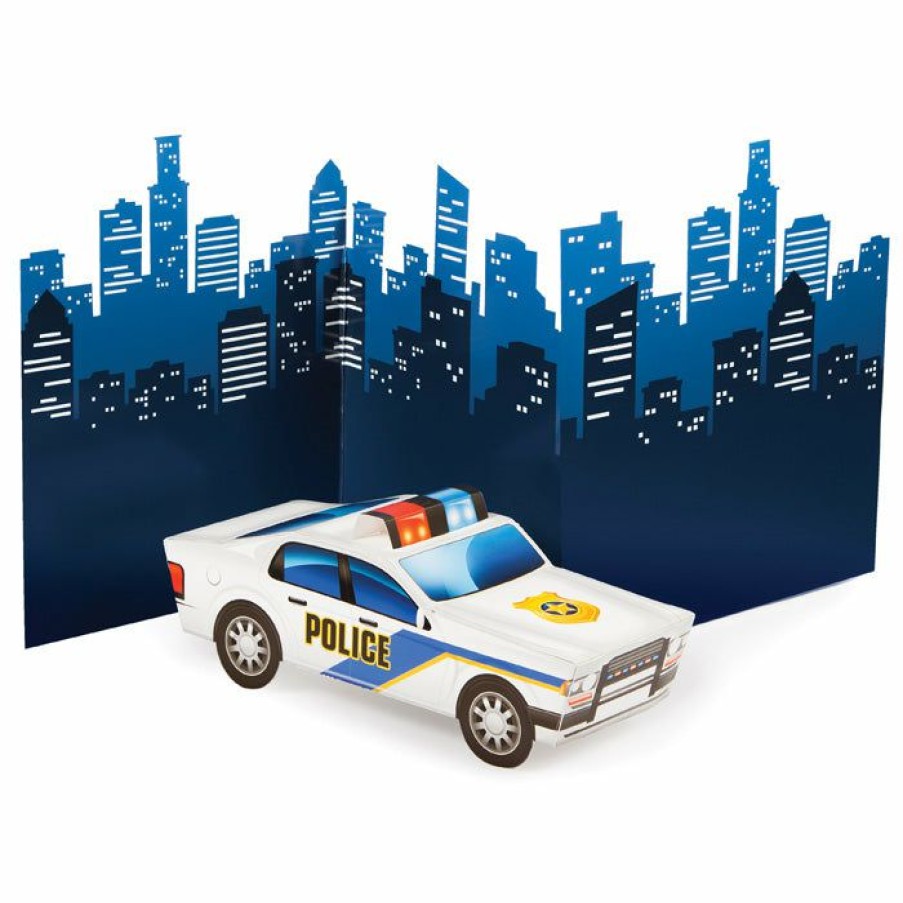 Birthdays * | Creative Converting Kids Birthday Party Themes Police Party Centerpiece