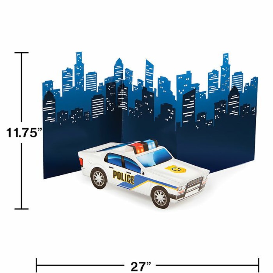 Birthdays * | Creative Converting Kids Birthday Party Themes Police Party Centerpiece