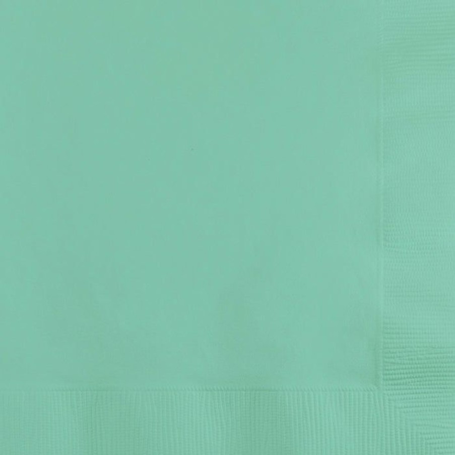 Solid Color Tableware * | Creative Converting Fresh Mint Beverage Napkin, 3 Ply, 50 Ct Solid Color Tableware