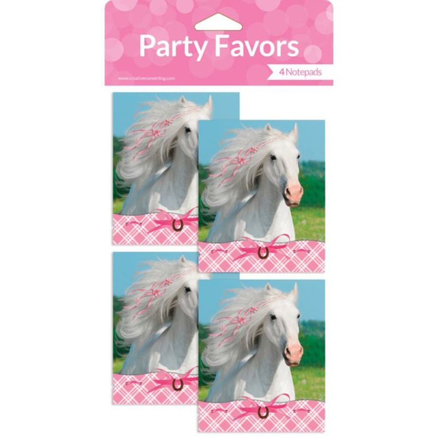 Birthdays * | Creative Converting Heart My Horse Favors, Notepad With Stickers (24/Case)