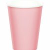 Solid Color Tableware * | Creative Converting Solid Color Tableware Classic Pink Hot/Cold Paper Cups 9 Oz., 24 Ct