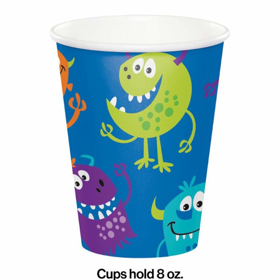 Birthdays * | Creative Converting Fun Monsters Paper Cups 96 Ct Kids Birthday Party Themes