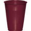 Solid Color Tableware * | Creative Converting Solid Color Tableware Burgundy Red Plastic Cups, 20 Ct