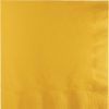 Solid Color Tableware * | Creative Converting School Bus Yellow Luncheon Napkin 2Ply, 50 Ct Solid Color Tableware